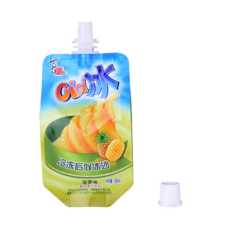Proveedor de China Food Grade Reciclable Reciclable La bolsa de jugo de mango más reciclable