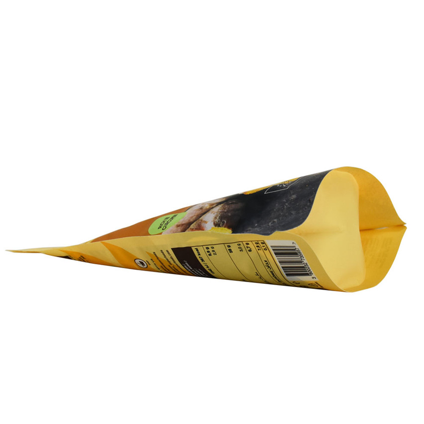 Diseño creativo de suministro de fábrica Bolsas de envasado de polvo de diseño de cúrcuma de diseño compostable