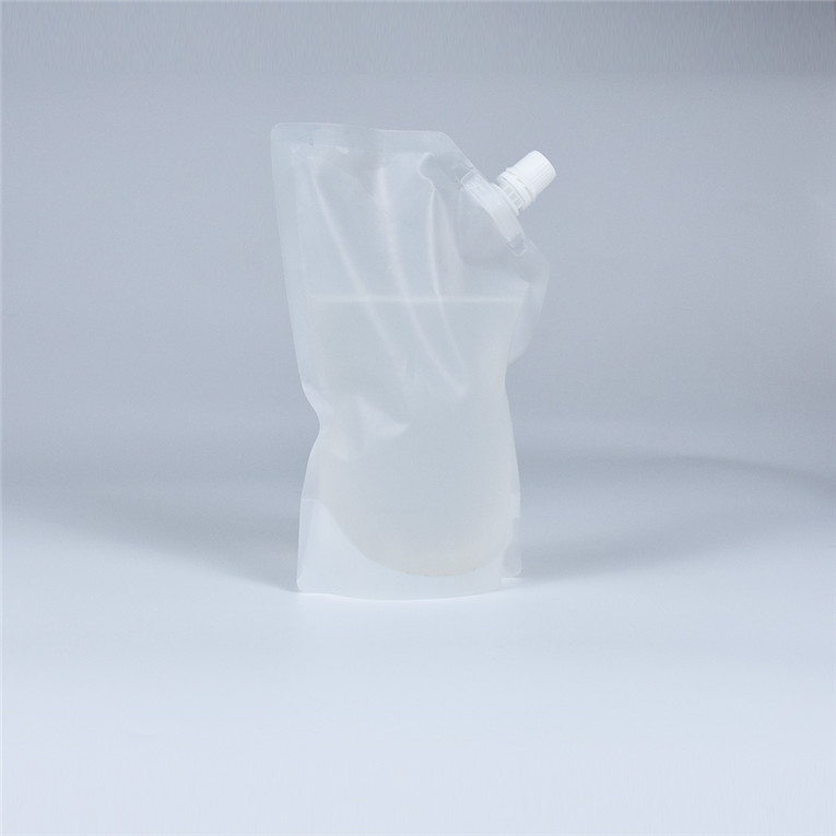 Nuevo estilo de excelente calidad Bolsa de bebida transparente reciclable con barrera alta