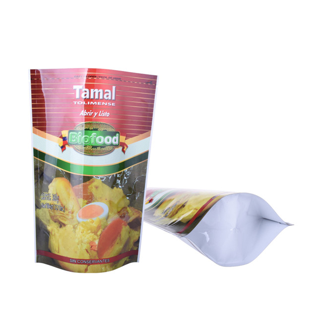 Embalaje flexible Final de brillo completo Polythene Mercado mayorista en Delhi Bolsas de alimentos al por mayor Bolsa de sándwiches Triangle