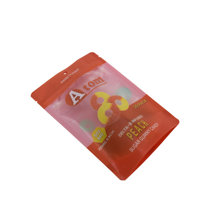 Impresión mate de alimentos Grado de alimentos Plastic stand up Packaging de bolsas Zipllock