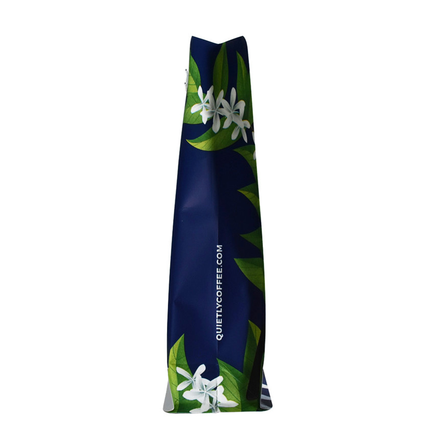 Logotipo ecológico personalizado Bolsas de café de fondo plano australiano con corbata de hojalata al por mayor