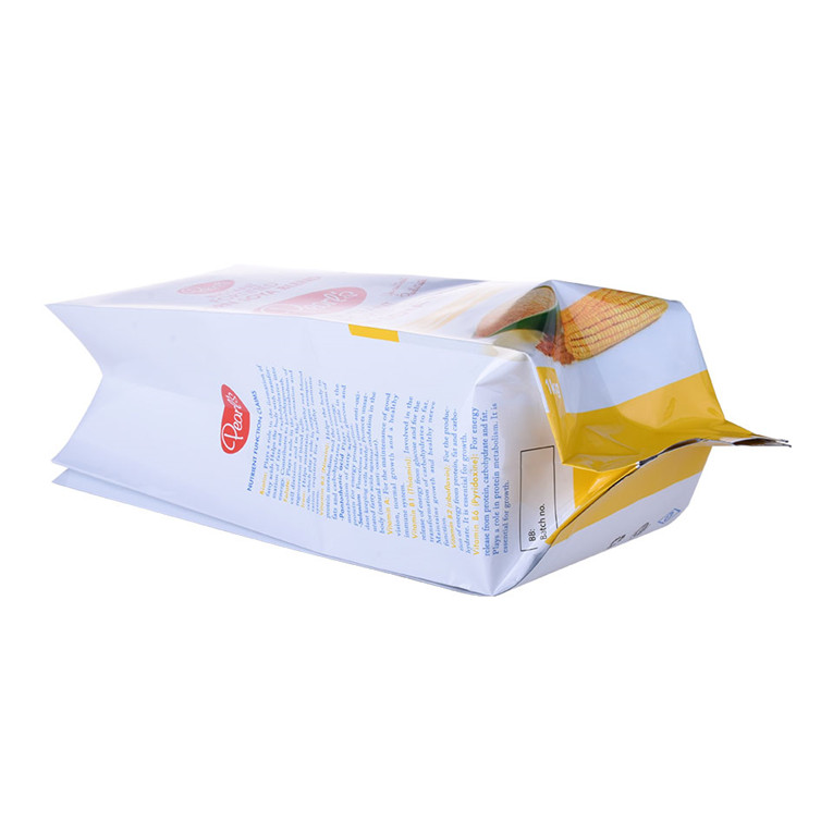 Bolsas de papel de harina de reciclaje Ziplock resellables
