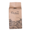 Cierre de plástico con cremallera yco White Kraft Coffee Bag Fabricante