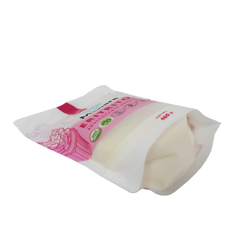 OEM Spot Gloss con bolsas de comida de papel mate