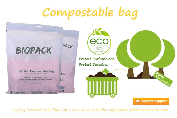bolsa de ropa compostable