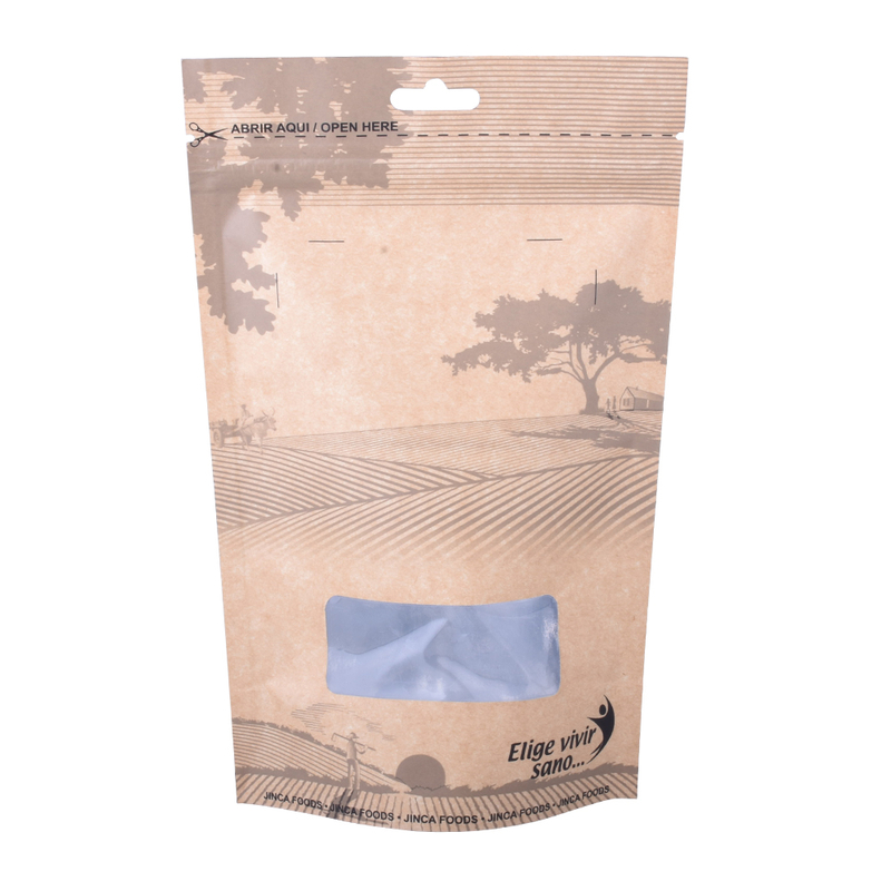 Embalaje biodegradable Embalaje de bolsas Zipllock Bag Bag Pouch