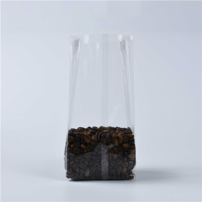 Bolsas transparentes de empaquetado interno compostable con refugio