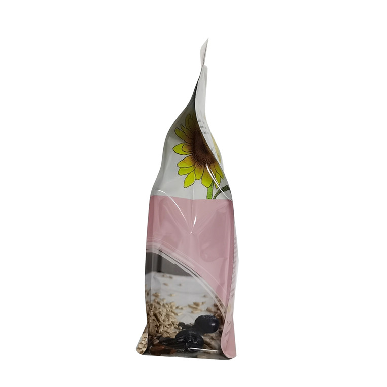 Bolsa transparente de liclot de grado de alimentos laminados personalizados hecha de material de degradable bolsas de comida de plástico al por mayor