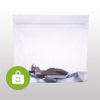 Logotipo personalizado Laminada biodegradable bolsas resellables impresión Bolsa transparente con cremallera resistente a los niños