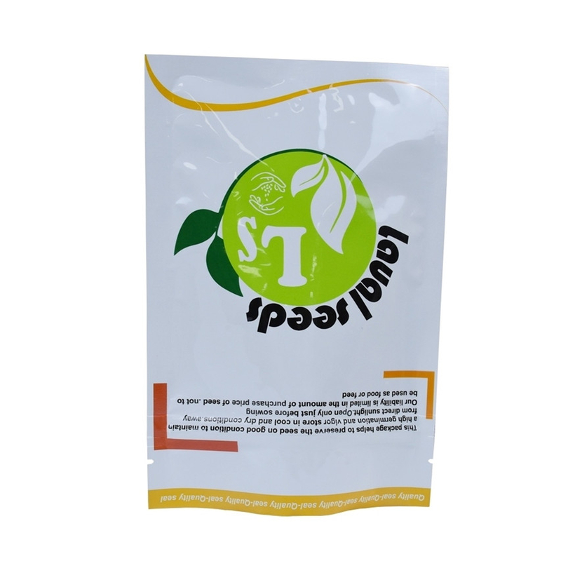Bolsas de embalaje de semillas de zoplock de buena calidad ecológica personalizada 