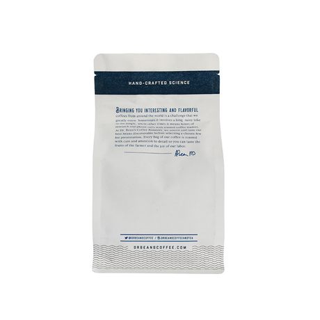 Impresión personalizada Resalable Biodegradable Cornstarch Flat Bottom Packaging Bolsas de la cremallera