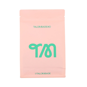 Bolsas de café de fondo plano compostable de logotipo personalizado