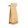 Bolsas de café de fondo plano de alta calidad 100% compostable con corbata de hojalata