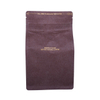 Diseño personalizado Estampado caliente Papel marrón Bolso con tirolina con muesca de lágrimas