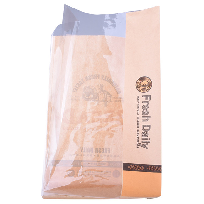 Bolsas de material laminado ecológico Diseño personalizado Certificado para el hogar Compostible Rey Arthur Bolsas de pan Bolsas