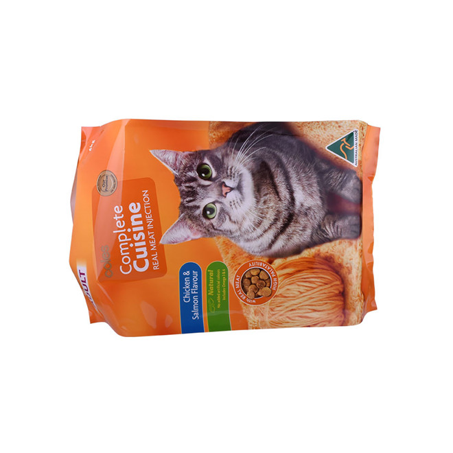 Embalaje flexible de alimentos personalizados Cat de grado OEM Embalaje