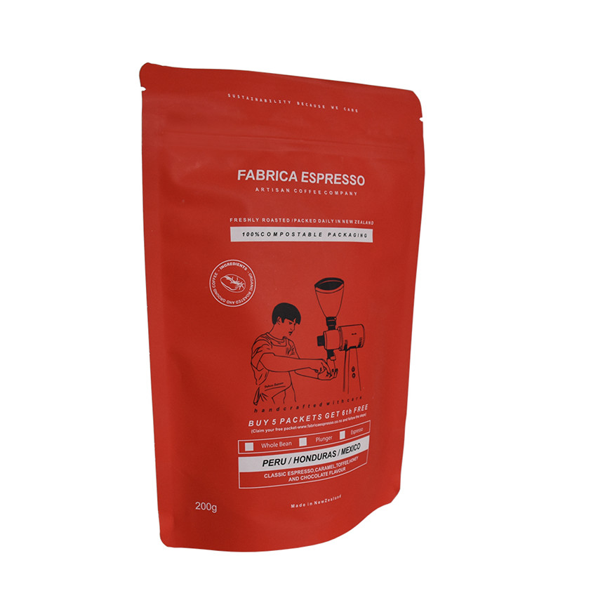 Diseño personalizado compostable ecológico Packaging de café Canadá al por mayor