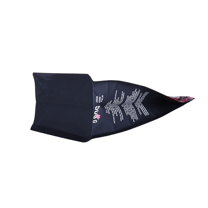 Bolsa de café reciclada con paquete de alimentos más ecológico con cremallera de bolsillo