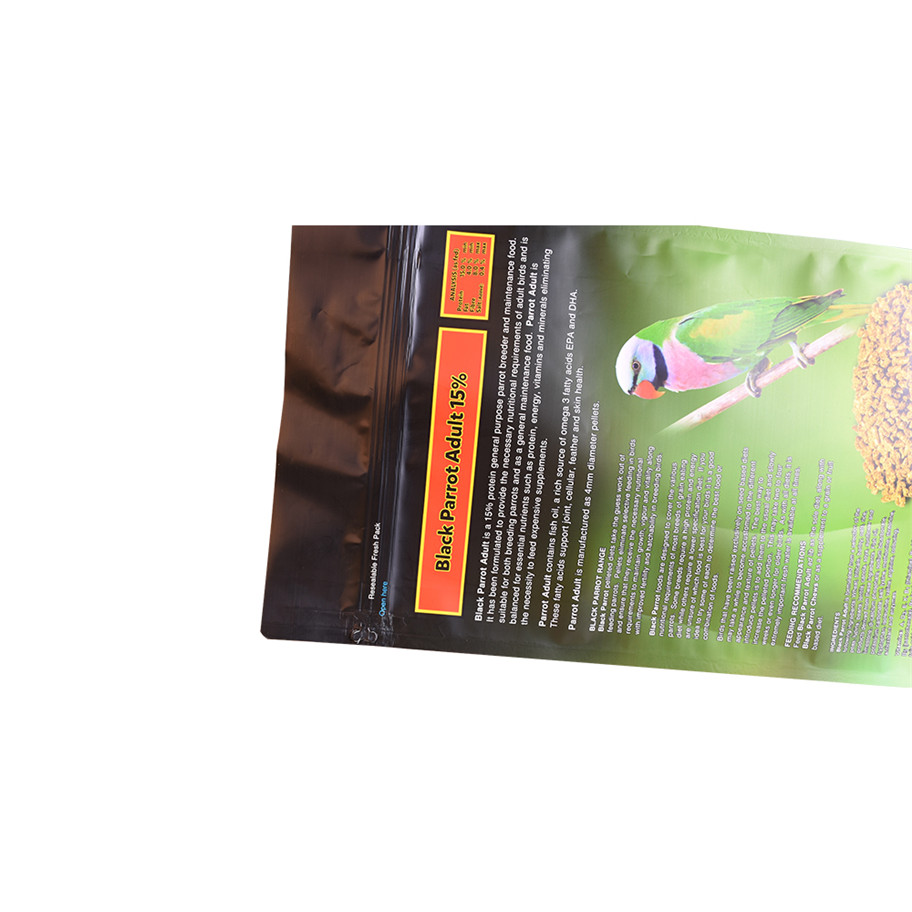 Boletía de buzón de lado ecológico con bolsas de comida compostables con cremallera logotipo impreso personalizado