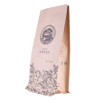 Bolsa de café de alta barrera biodegradable impresa personalizada con corbata de estaño