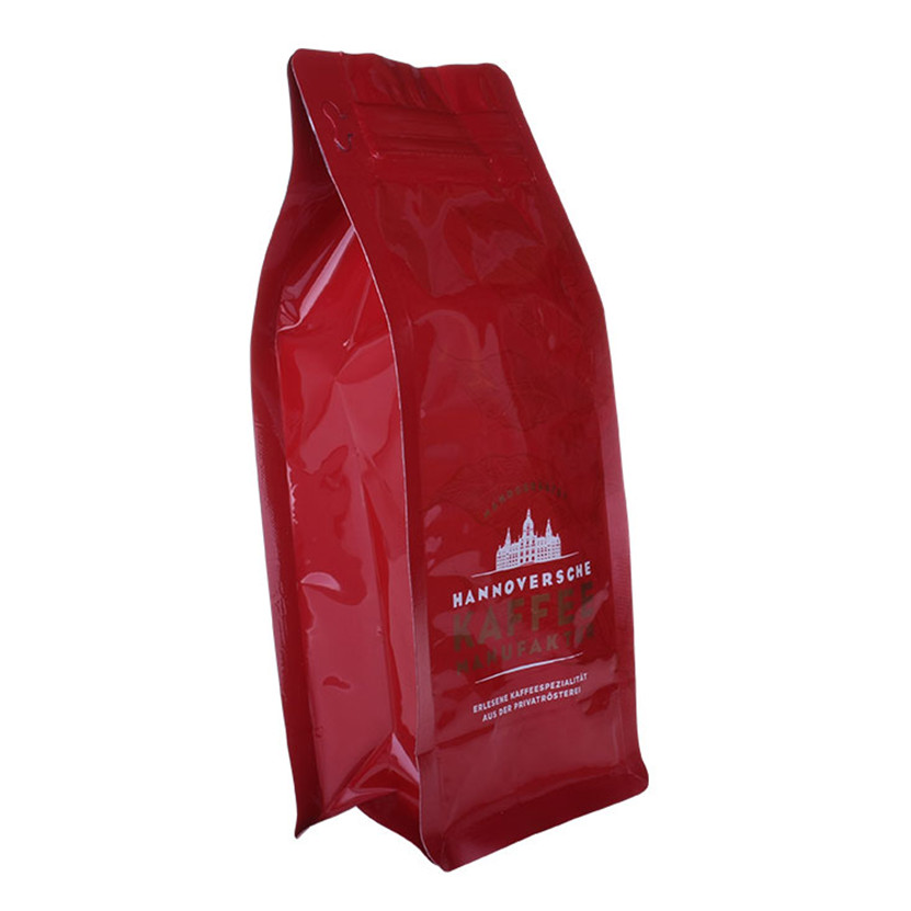 Bolsa de papel de plástico con cierre de cremallera para envases de café