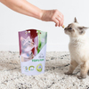 Bolsas de alimentos de gato biodegradables compostables certificados con doble agujeros para colgar al por mayor en Canadá