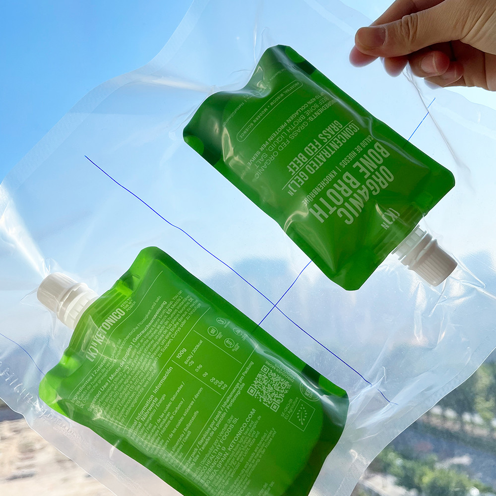  Almacenamiento de vacío Bolsas ziplock de alta barrera Home compostable
