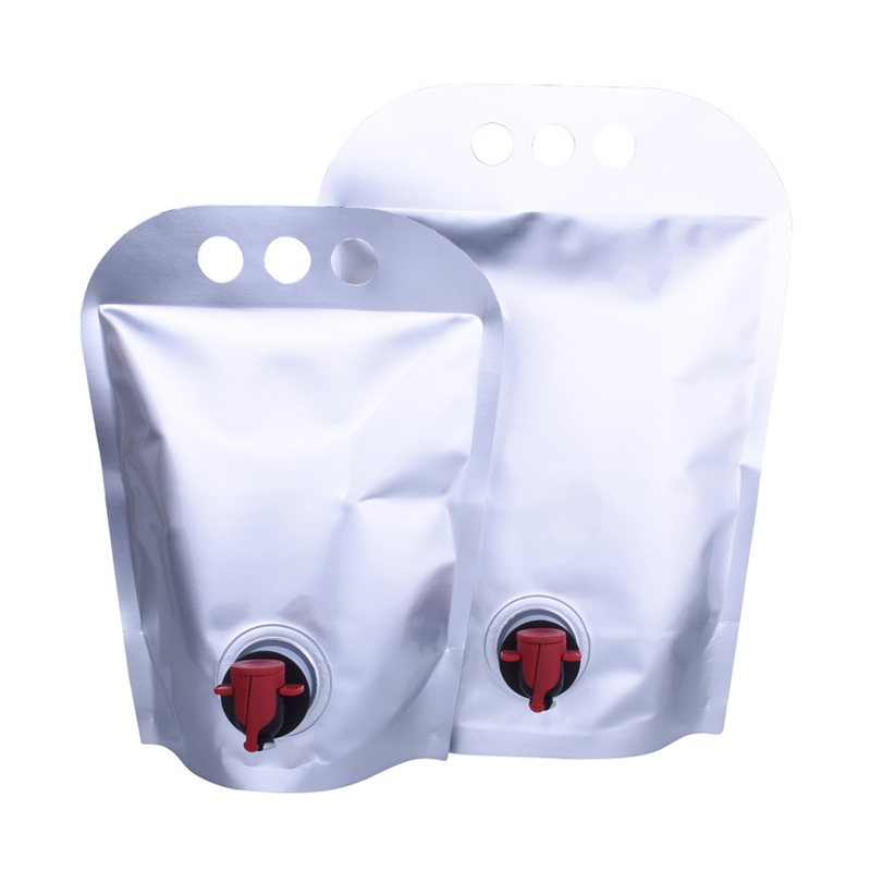 Logotipo personalizado laminado biodegradable bolsas resellables bolsas de cerveza de papel de impresión