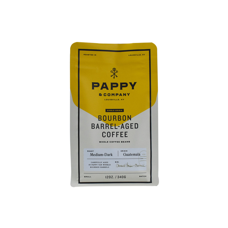 Bolsas de café con embalaje de caja plana reutilizable de fondo plano