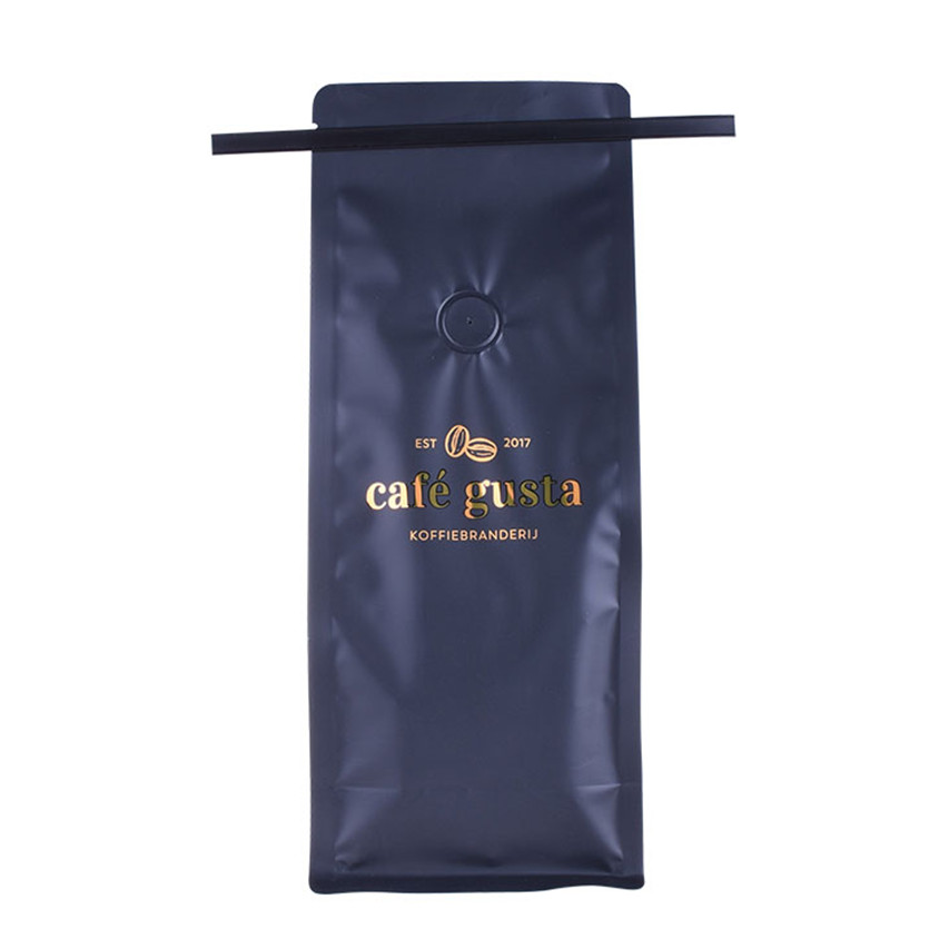 Impresión exquisita Impresión Biodegradable bolsas de papel resellables bolsas de café de sello de calor