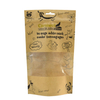 Impresión reciclable Mylar Foil Impresión biodegradable Celofán de pie con bolsas de cremallera de comida para mascotas Ziplock