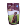 Exquisito puesto UV Spot Stand Up Bolsas de plástico para mascotas bolsas de comida para mascotas Zipllock
