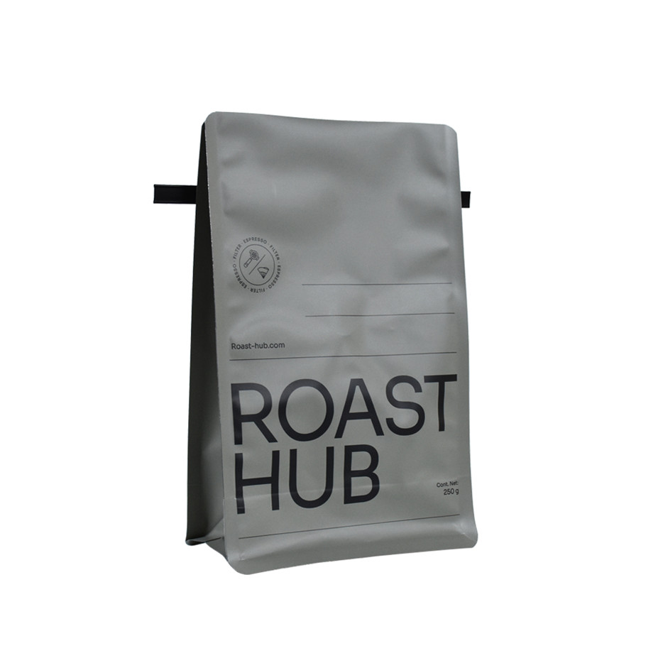 Nueva impresión de bolsas de café de diseño cómo abrir la bolsa de plástico Bolsa de café Sello de calor
