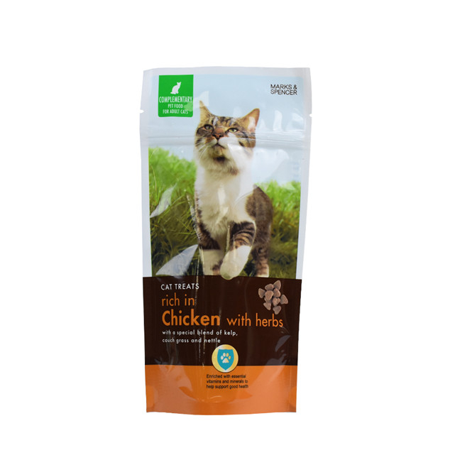 REELABELE Foil Gusset Bag Definition Pet Food Packaging Reciclaje de bolsas de fondo plano