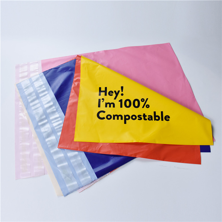 Diseño creativo Material compostable 100% Bolso de camiseta de papel biodegradable