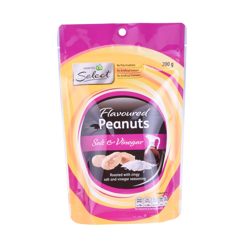 Embalaje de frutas secas con Zipllock Kiplock REELLABLE cómo abrir bolsas de frutas secas de plástico sellado