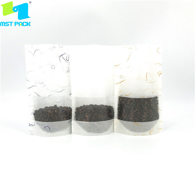 Proveedor de porcelana Sellado Sellado Bottom Side Gusset Bag Bolsa de reciclaje Bolsa de papel cómo hacer una bolsa de fondo plano