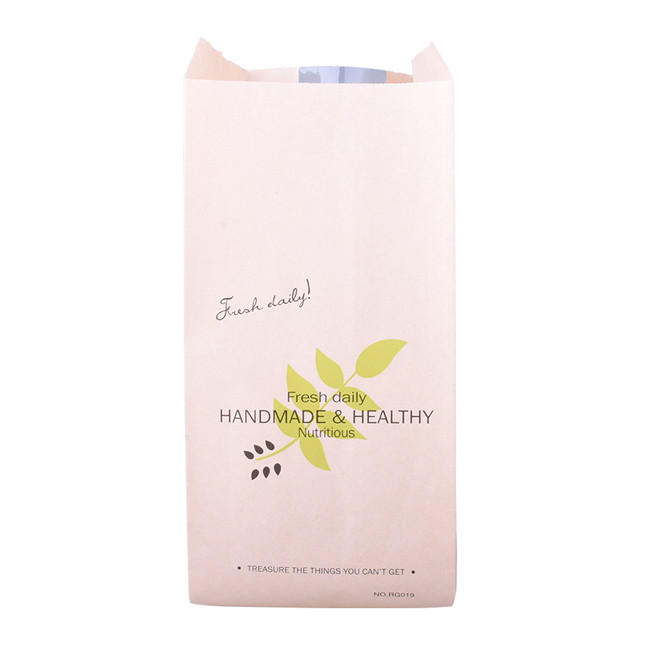 Bolsa de poli con cremallera de bolsillo del logo personalizado con barras de chocolate con cremallera Bolsa de empaque de sándwich