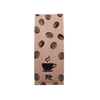 Bolsas de café con papel kraft de fondo plano laminado con válvula con válvula