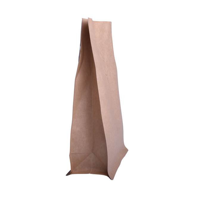 Bolsa de paquete de papel OEM de diseño ecológico de grado eCO de alimentos