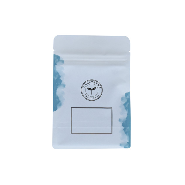 Logotipo de estampado caliente de sello de calor personalizado Biodegradable Kraft Embalaje flexible