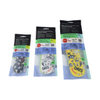 Impresión de gravedad de plástico biológico Productos ecológicos de plástico reciclables Embalaje de sellos de tres laterales