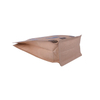 Caja de alta calidad sostenible inferior bolsita de comida de papel marrón al por mayor