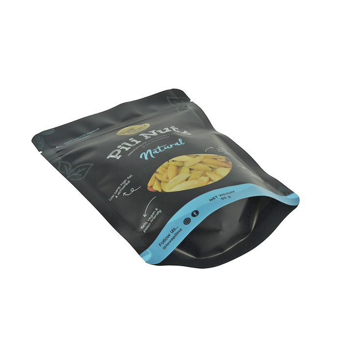 Embalaje de galletas con cremallera de plástico de plástico biológica de alta calidad con cremallera
