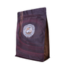 Envase stand-up de café reciclado de 500g con fondo de caja