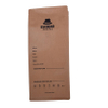 Bolsa de papel Kraft marrón con logotipo impreso personalizado biodegradable 100%