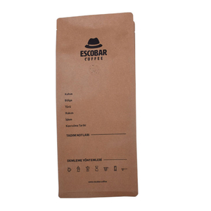Plastic Zip Lock Papelado de papel de filtro de café compostable