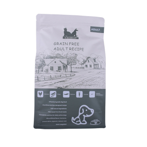 Soluciones sostenibles de productos de bolsas de envasado con cremalleras de comida para gatos