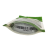 Bolsa de té verde pirámide biodegradable con cremallera
